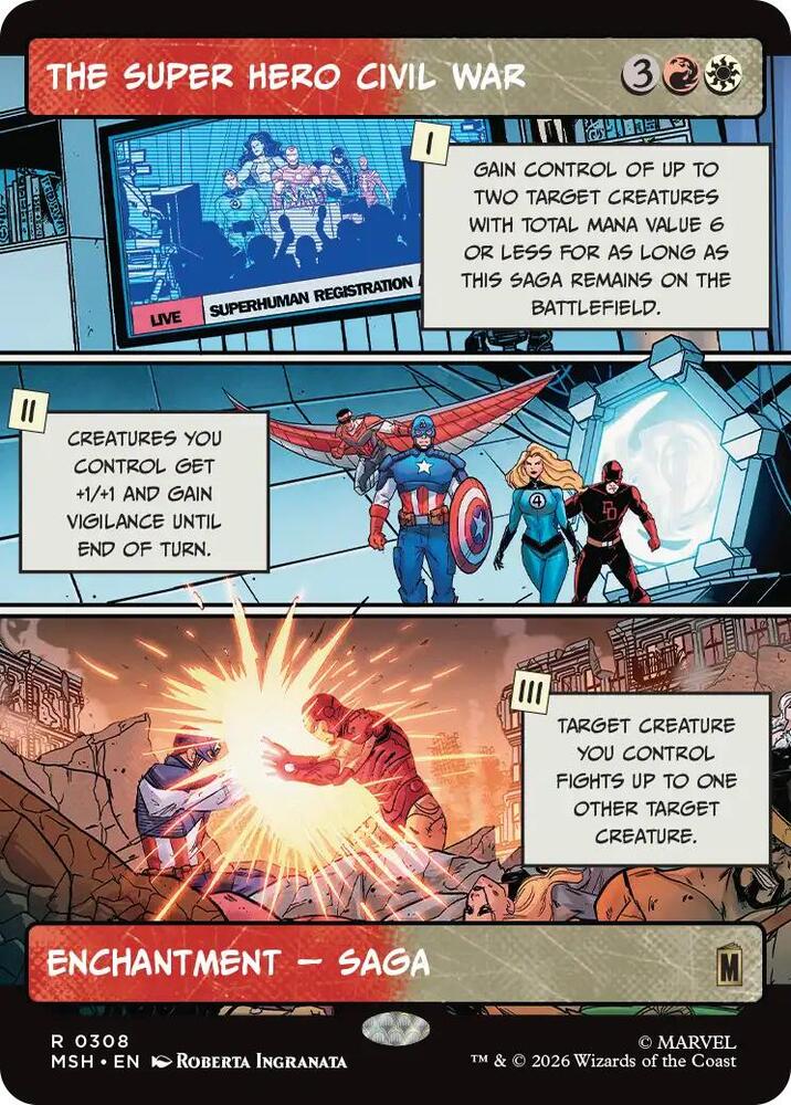 The Super Hero Civil War 308 (Marvel Super Heroes)  - Showcase | Good Games Adelaide SA