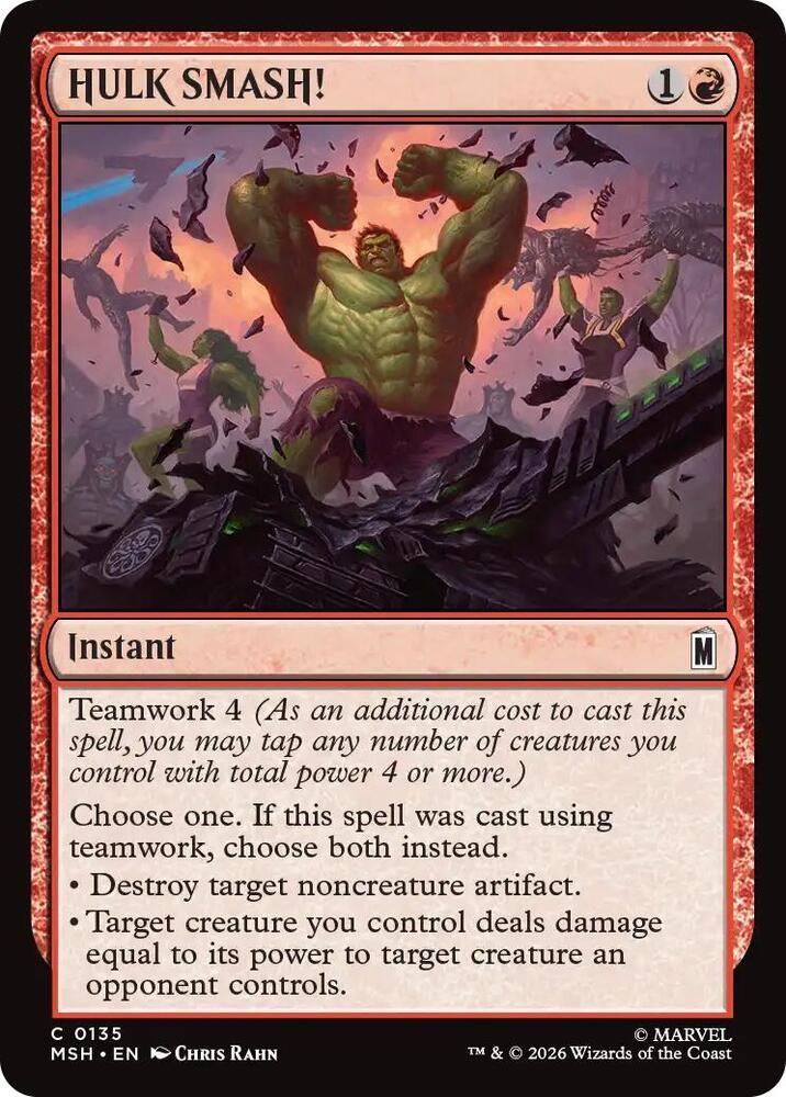 HULK SMASH 135 (Marvel Super Heroes)  - Foil | Good Games Adelaide SA