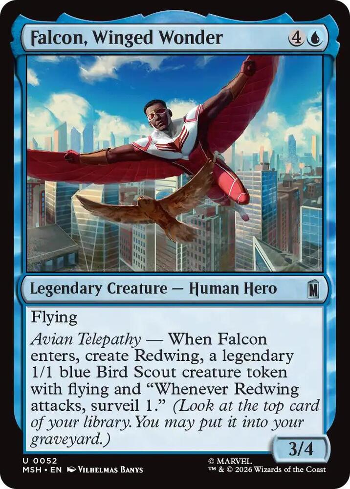 Falcon Winged Wonder 52 (Marvel Super Heroes)  | Good Games Adelaide SA