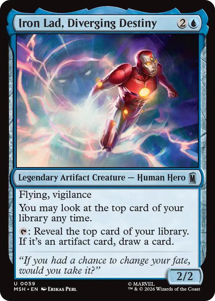 Iron Lad, Diverging Destiny 59 (Marvel Super Heroes)  - Foil | Good Games Adelaide SA