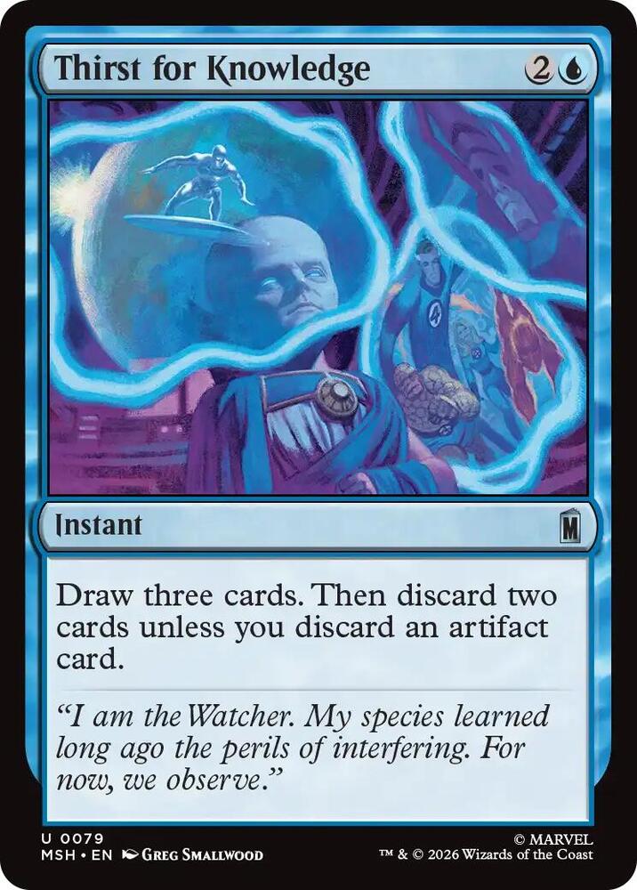 Thirst for Knowledge 79 (Marvel Super Heroes)  - Foil | Good Games Adelaide SA
