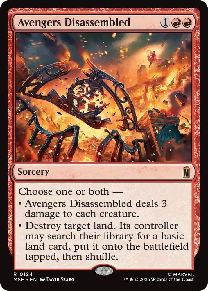 Avengers Disassembled 124 (Marvel Super Heroes)  - Foil | Good Games Adelaide SA