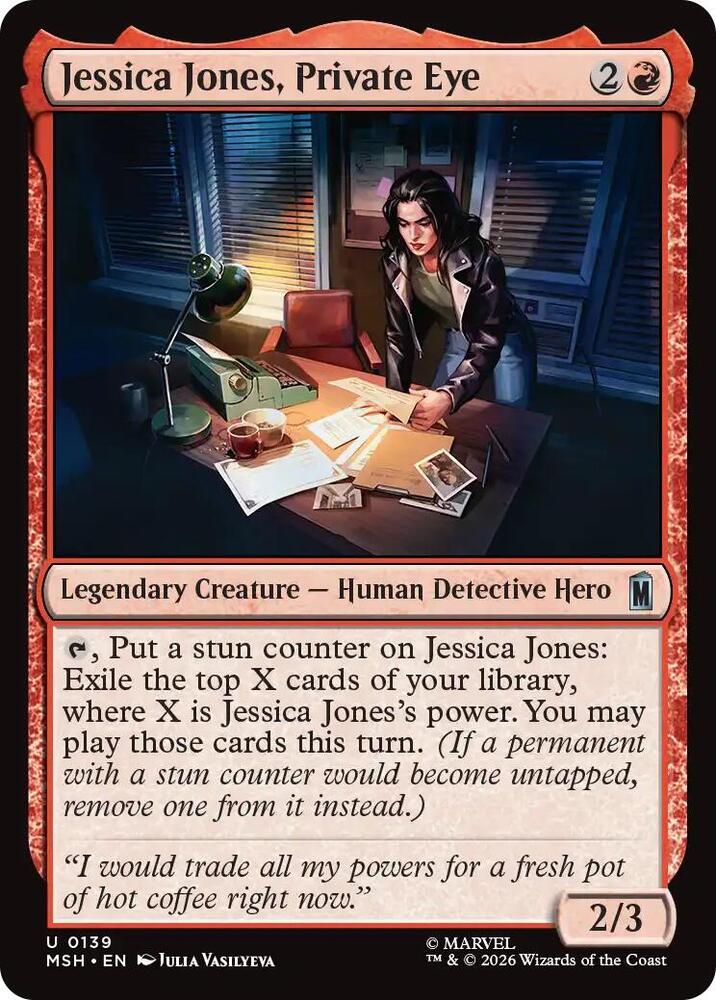 Jessica Jones, Private Eye 139 (Marvel Super Heroes)  - Foil | Good Games Adelaide SA