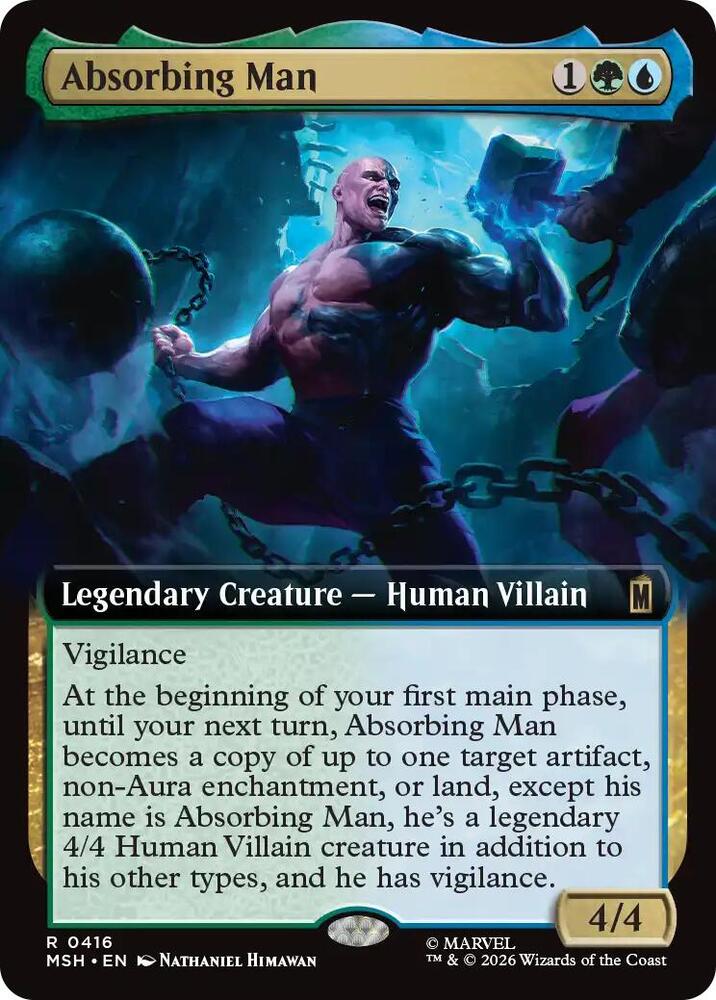 Absorbing Man 416 (Marvel Super Heroes)  - Extended Art Foil | Good Games Adelaide SA