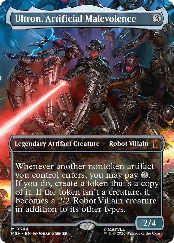 Ultron Artificial Malevolence Borderless 0344 344 (Marvel Super Heroes)  | Good Games Adelaide SA