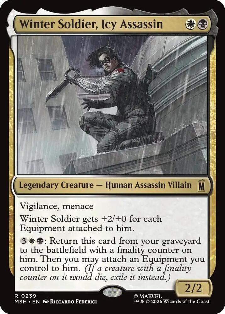 Winter Soldier, Icy Assassin 239 (Marvel Super Heroes)  - Foil | Good Games Adelaide SA