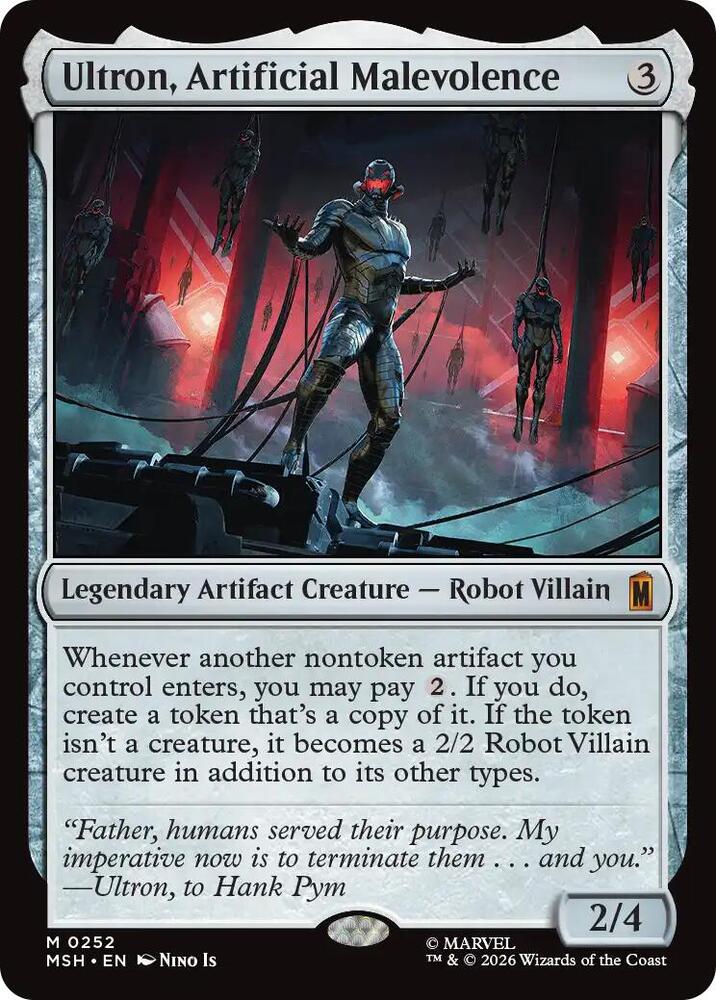 Ultron Artificial Malevolence 252 (Marvel Super Heroes)  - Foil | Good Games Adelaide SA