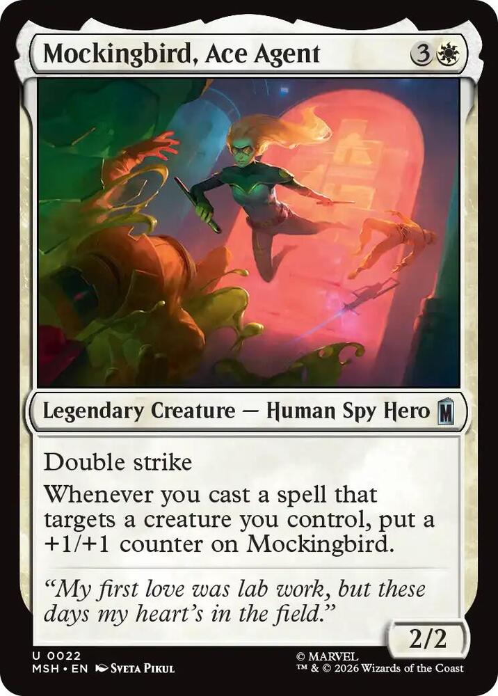 Mockingbird Ace Agent 22 (Marvel Super Heroes)  - Foil | Good Games Adelaide SA