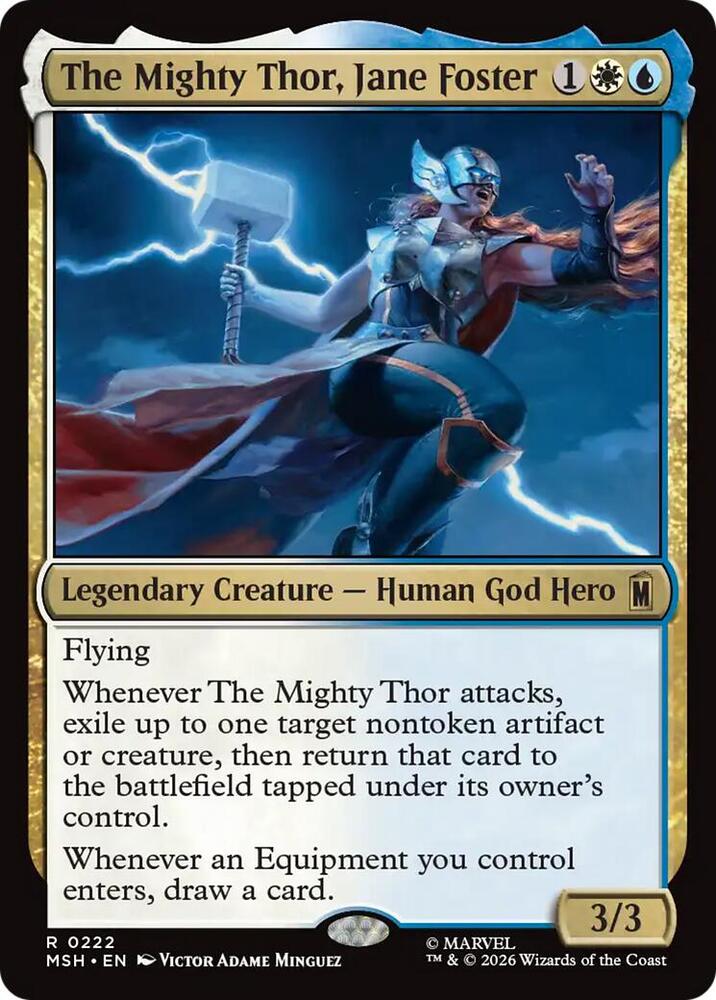 The Mighty Thor Jane Foster 222 (Marvel Super Heroes)  | Good Games Adelaide SA