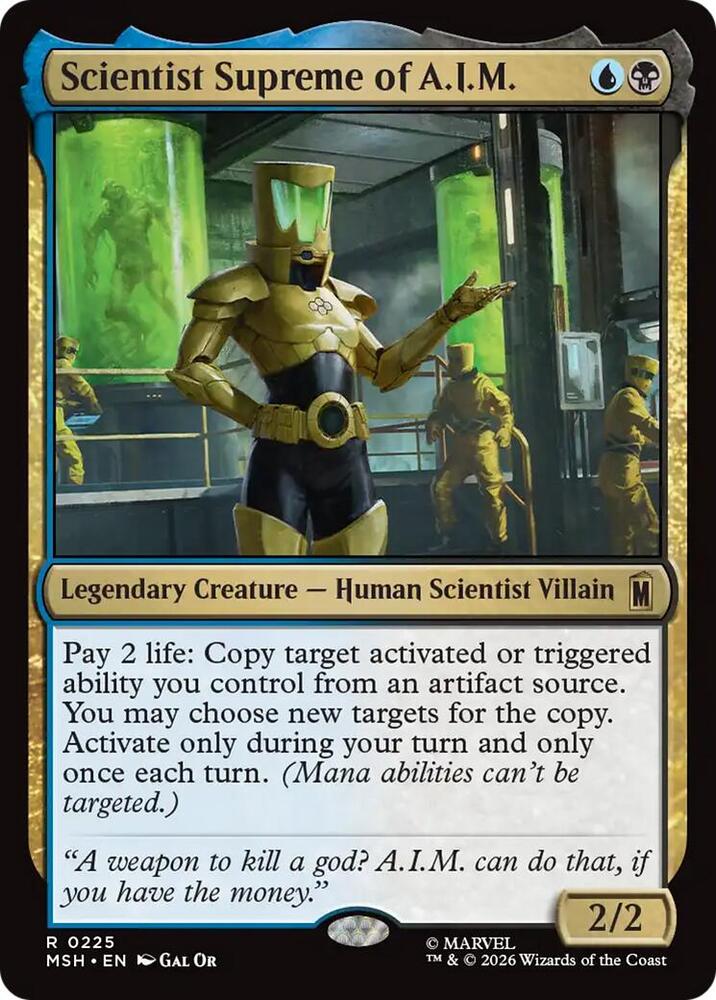 Scientist Supreme of AIM 225 (Marvel Super Heroes)  - Foil | Good Games Adelaide SA