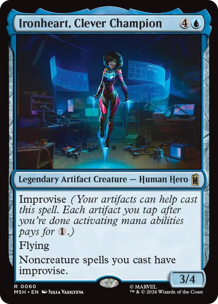 Ironheart Clever Champion 60 (Marvel Super Heroes)  - Foil | Good Games Adelaide SA