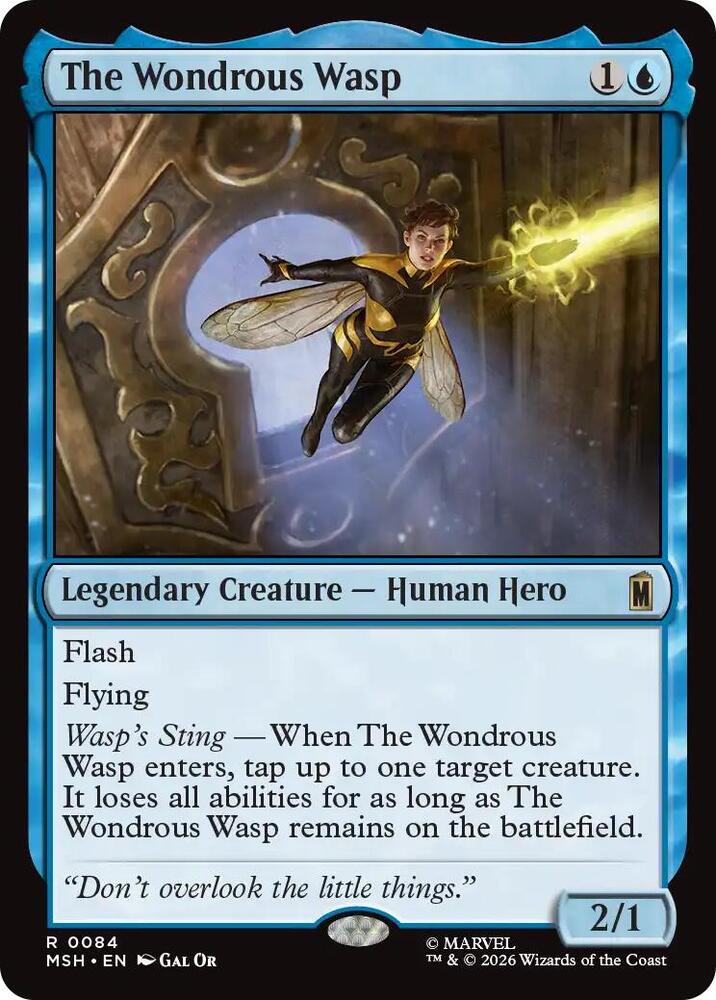 The Wondrous Wasp 84 (Marvel Super Heroes)  - Foil | Good Games Adelaide SA