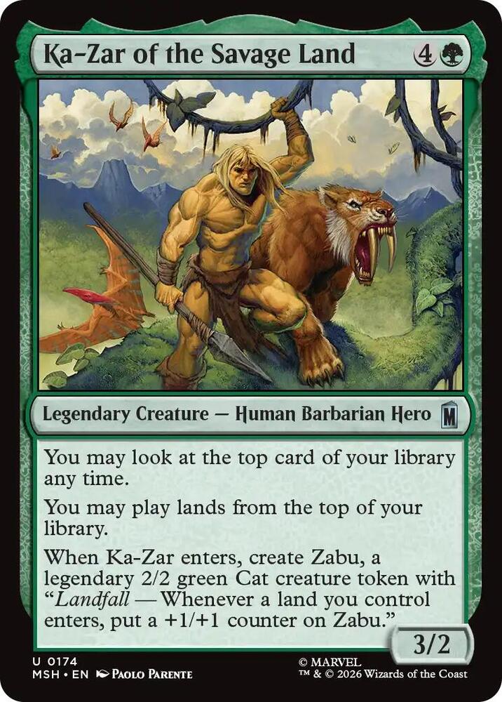 Ka-Zar of the Savage Land 174 (Marvel Super Heroes)  - Foil | Good Games Adelaide SA