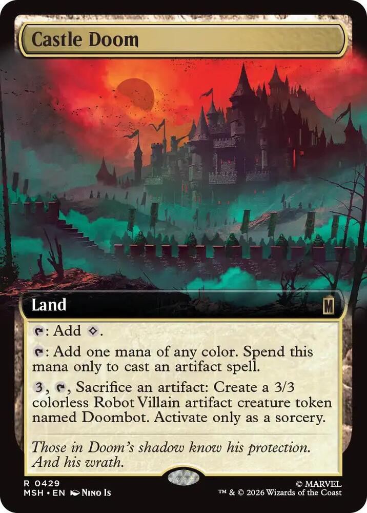 Castle Doom Extended Art 429 (Marvel Super Heroes)  - Foil | Good Games Adelaide SA