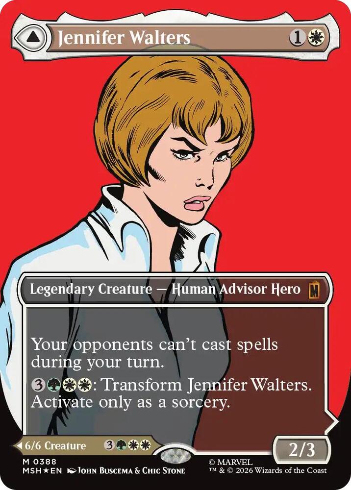 Jennifer Walters // The Sensational She-Hulk 388 (Marvel Super Heroes)  - Borderless Foil | Good Games Adelaide SA