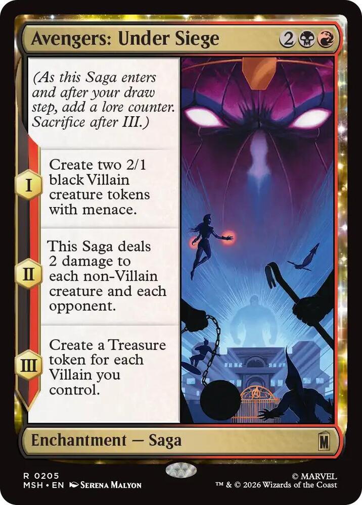 Avengers: Under Siege 205 (Marvel Super Heroes)  - Foil | Good Games Adelaide SA