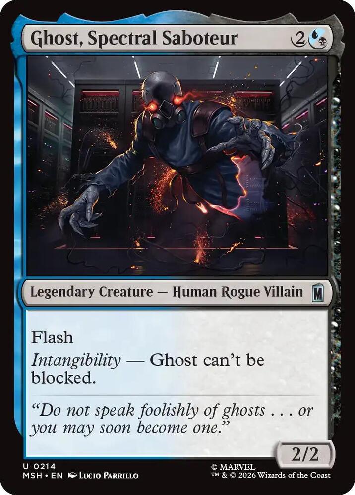 Ghost Spectral Saboteur 214 (Marvel Super Heroes)  | Good Games Adelaide SA