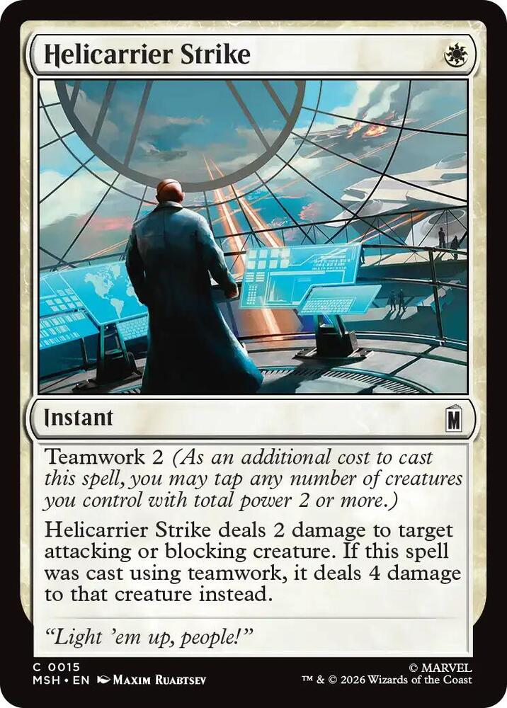 Helicarrier Strike 15 (Marvel Super Heroes)  - Foil | Good Games Adelaide SA