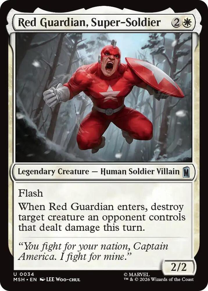 Red Guardian Super Soldier 34 (Marvel Super Heroes)  | Good Games Adelaide SA