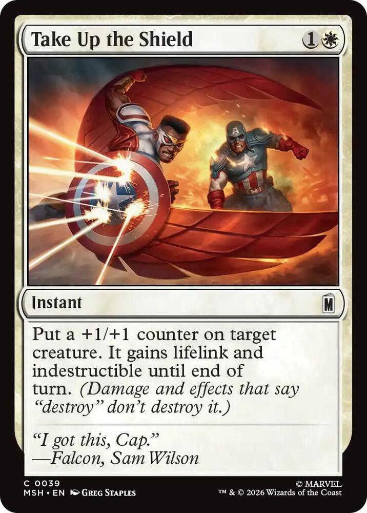 Take Up the Shield 39 (Marvel Super Heroes)  - Foil | Good Games Adelaide SA