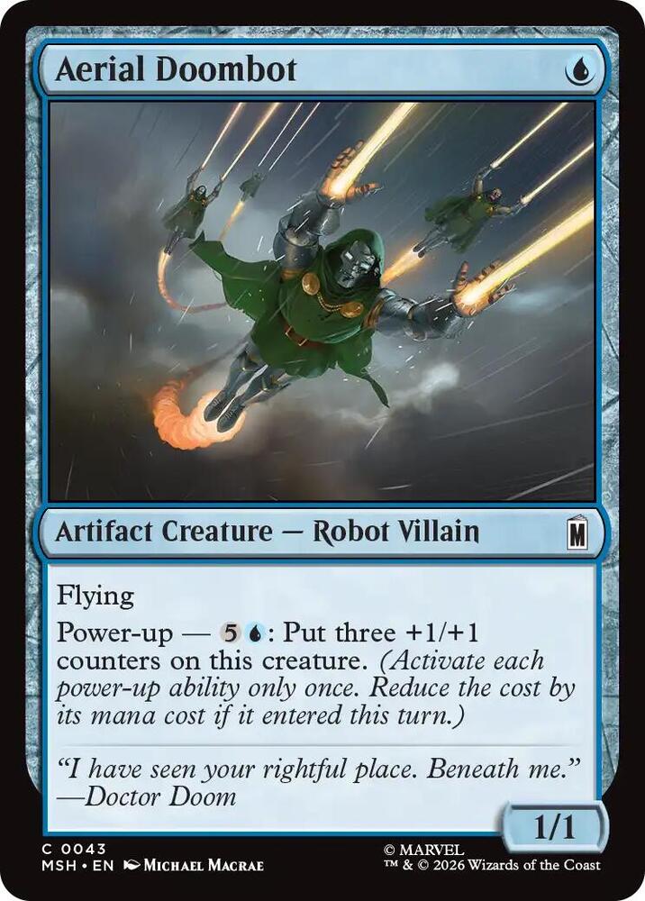 Aerial Doombot 43 (Marvel Super Heroes)  - Foil | Good Games Adelaide SA
