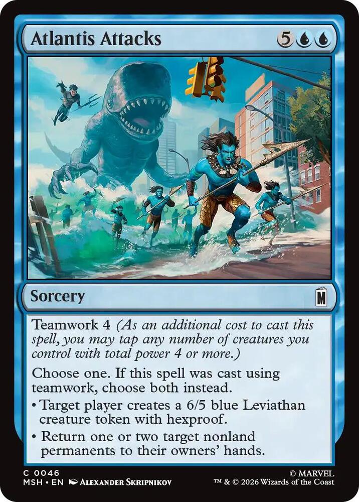Atlantis Attacks 46 (Marvel Super Heroes)  - Foil | Good Games Adelaide SA