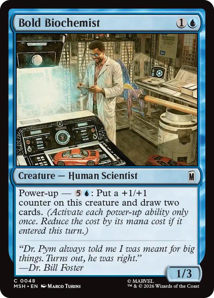Bold Biochemist 48 (Marvel Super Heroes)  - Foil | Good Games Adelaide SA