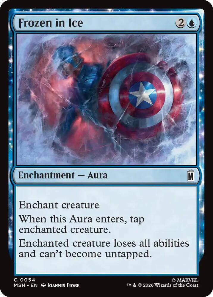 Frozen in Ice 54 (Marvel Super Heroes)  - Foil | Good Games Adelaide SA