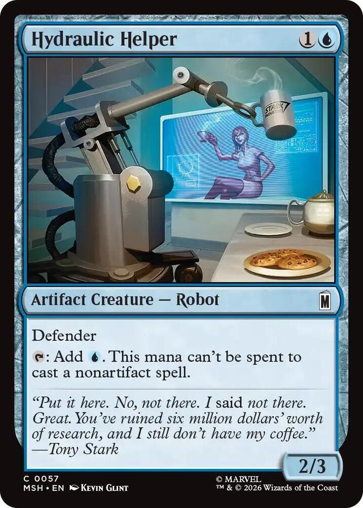 Hydraulic Helper 57 (Marvel Super Heroes)  - Foil | Good Games Adelaide SA