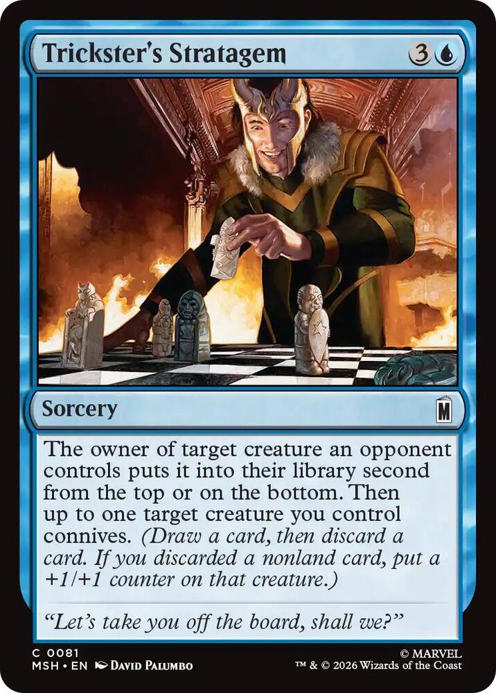 Tricksters Stratagem 81 (Marvel Super Heroes)  - Foil | Good Games Adelaide SA