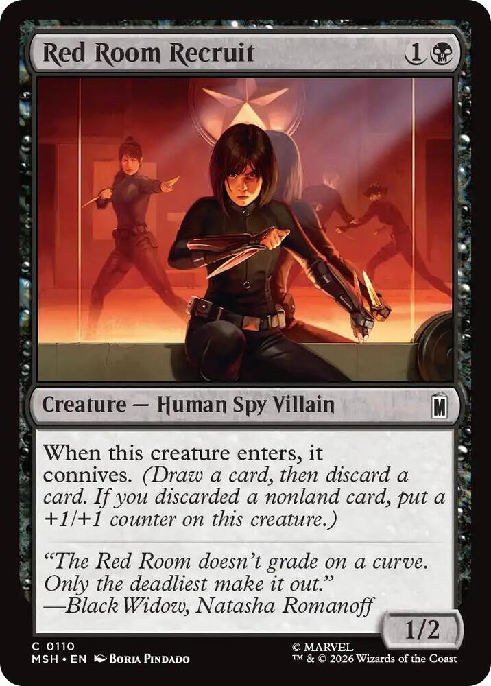 Red Room Recruit 110 (Marvel Super Heroes)  - Foil | Good Games Adelaide SA