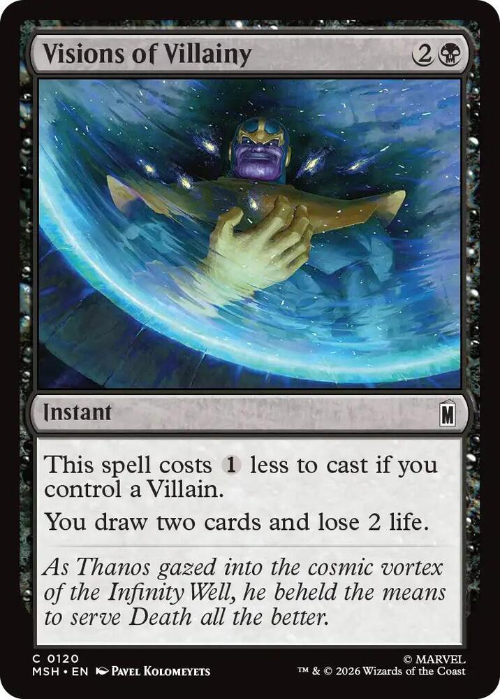 Visions of Villainy 120 (Marvel Super Heroes)  - Foil | Good Games Adelaide SA
