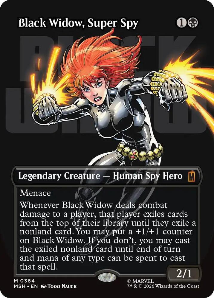 Black Widow, Super Spy 364 (Marvel Super Heroes)  - Borderless | Good Games Adelaide SA