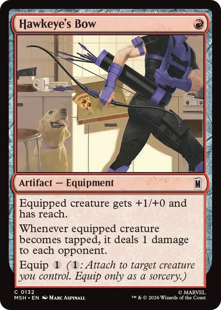 Hawkeyes Bow 132 (Marvel Super Heroes)  - Foil | Good Games Adelaide SA
