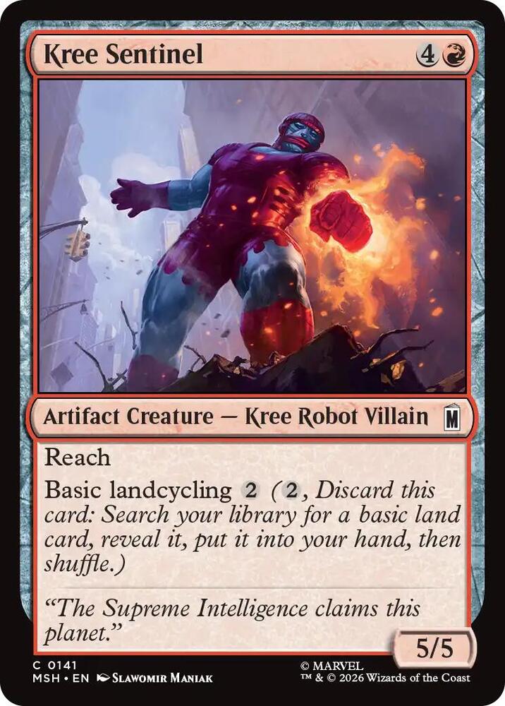 Kree Sentinel 141 (Marvel Super Heroes)  - Foil | Good Games Adelaide SA