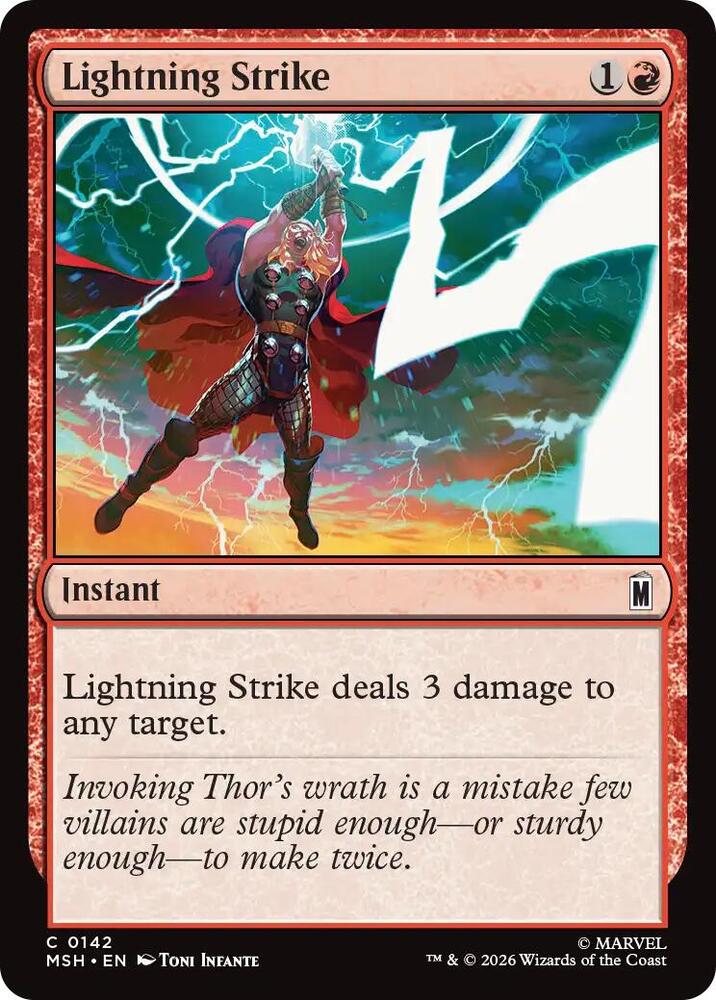 Lightning Strike 142 (Marvel Super Heroes)  | Good Games Adelaide SA