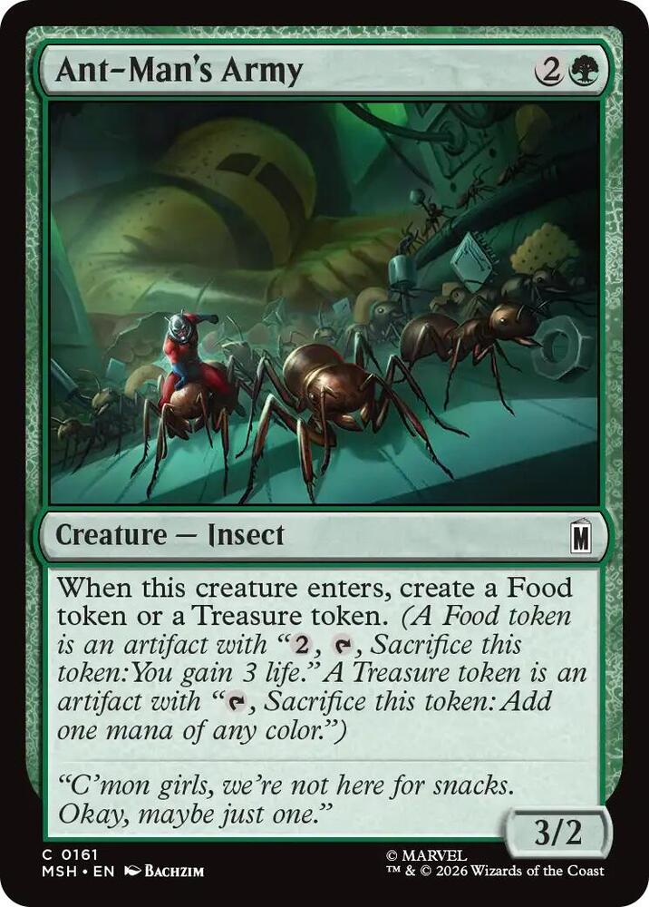 Ant-Man's Army 161 (Marvel Super Heroes)  - Foil | Good Games Adelaide SA
