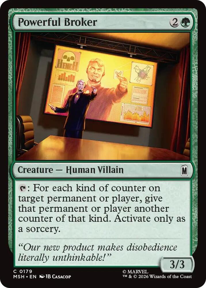 Powerful Broker 179 (Marvel Super Heroes)  - Foil | Good Games Adelaide SA