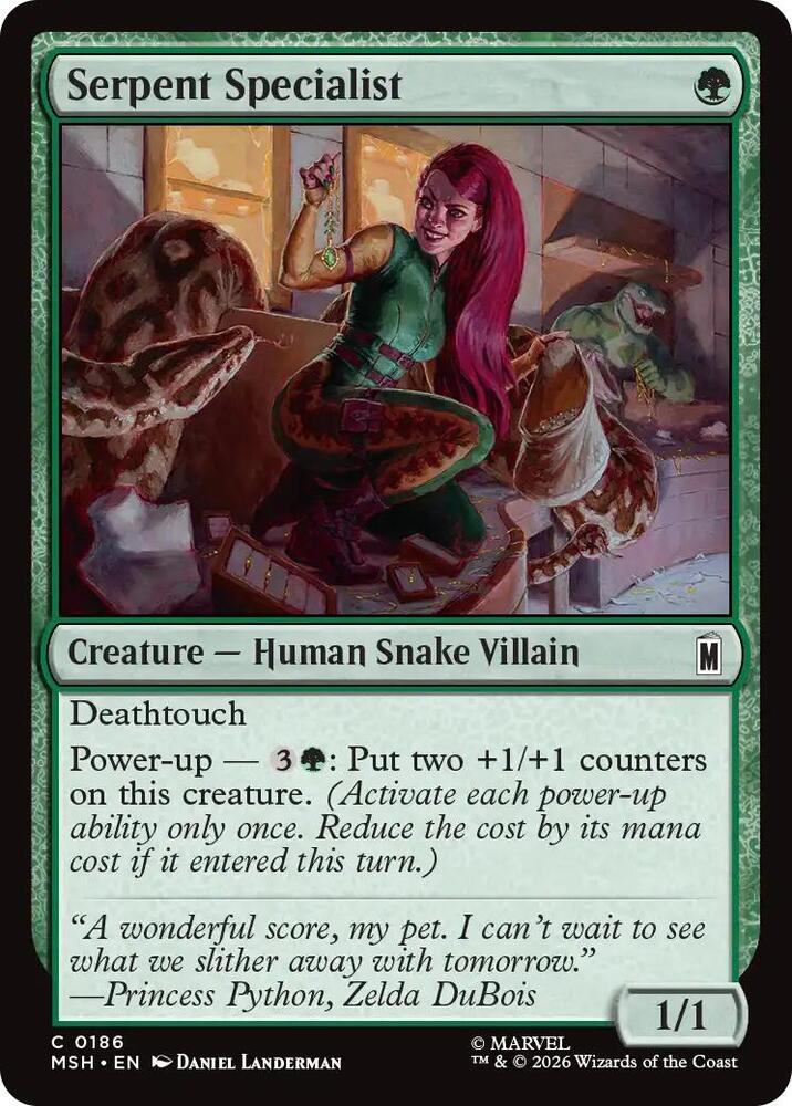 Serpent Specialist 186 (Marvel Super Heroes)  - Foil | Good Games Adelaide SA