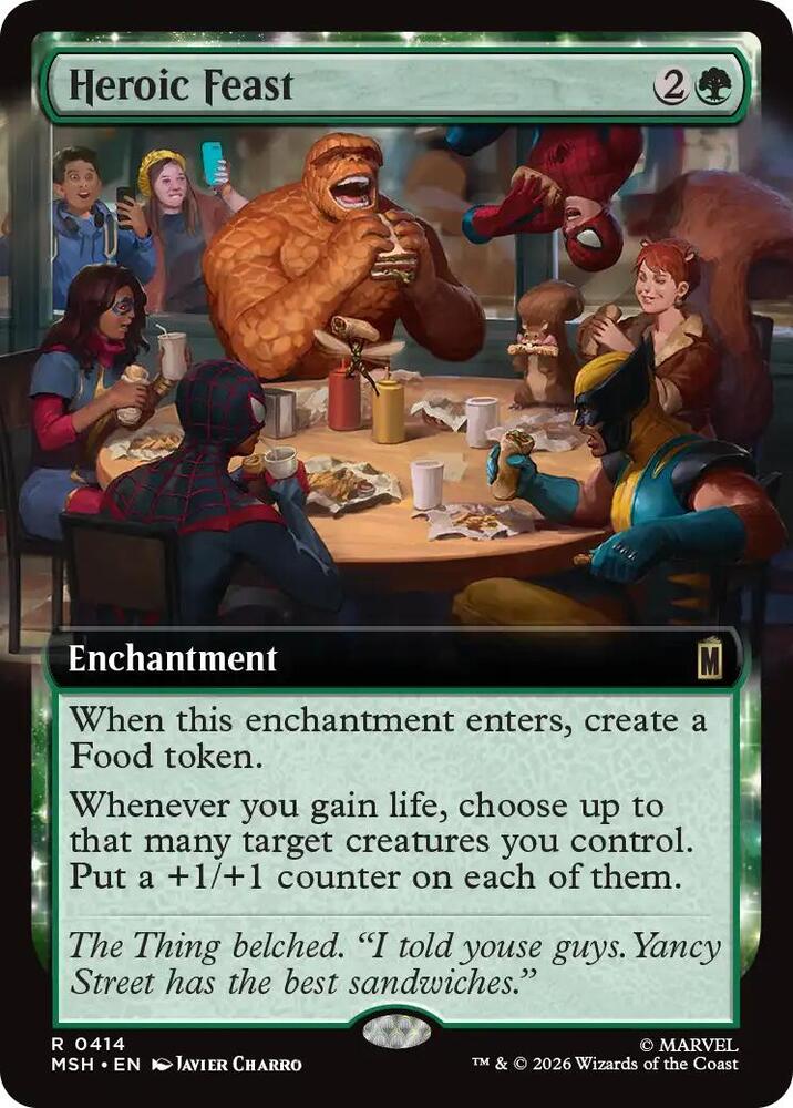 Heroic Feast Extended Art 414 (Marvel Super Heroes)  | Good Games Adelaide SA