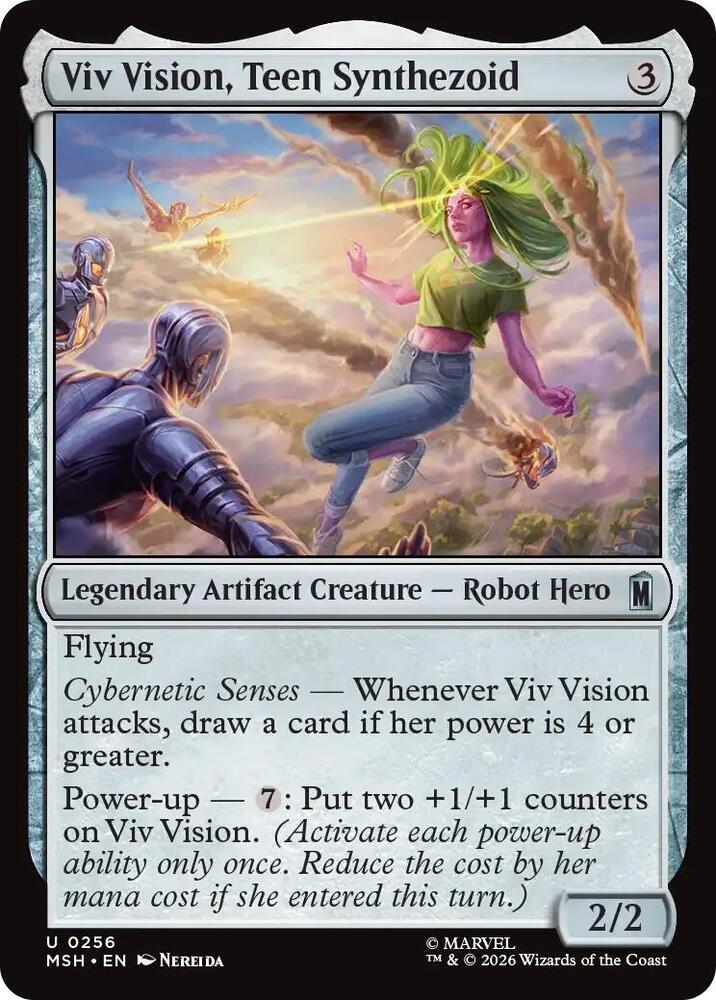 Viv Vision, Teen Synthezoid 256 (Marvel Super Heroes)  - Foil | Good Games Adelaide SA
