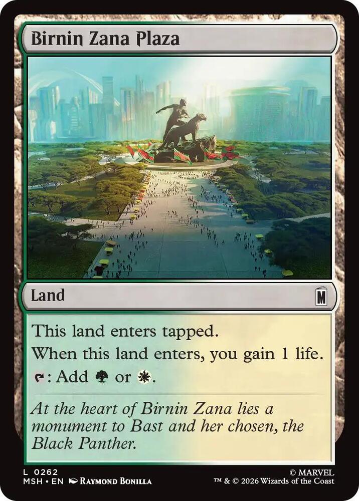 Birnin Zana Plaza 262 (Marvel Super Heroes)  - Foil | Good Games Adelaide SA