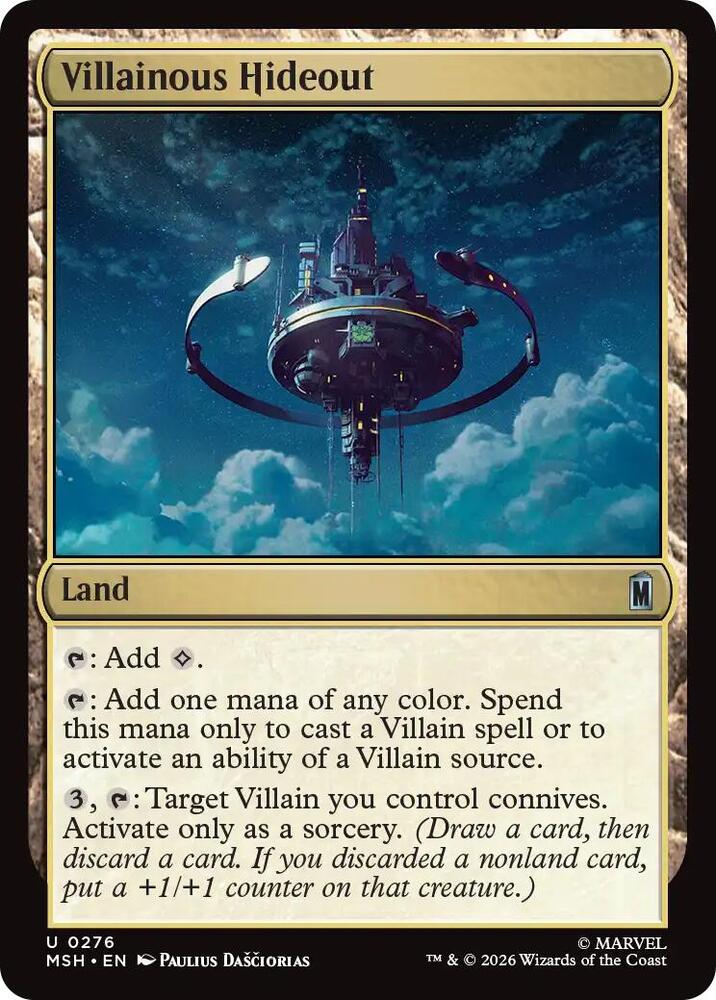 Villainous Hideout 276 (Marvel Super Heroes)  - Foil | Good Games Adelaide SA