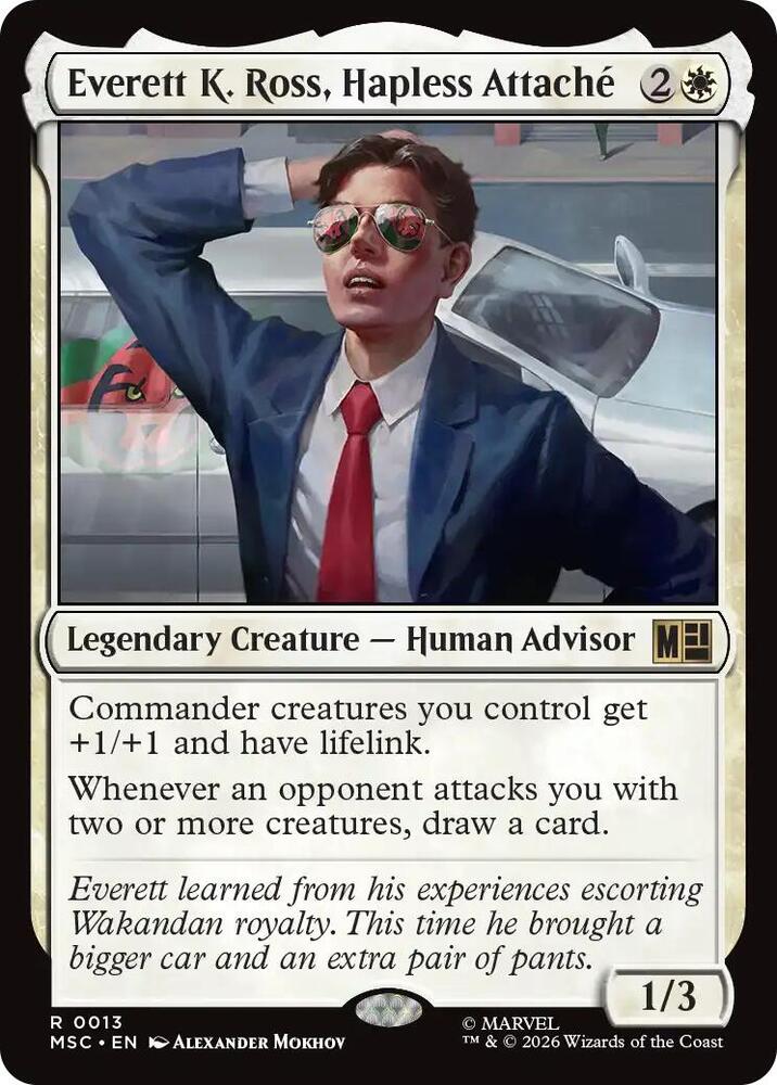 Everett K. Ross, Hapless Attaché 13 (Commander: Marvel Super Heroes)  | Good Games Adelaide SA