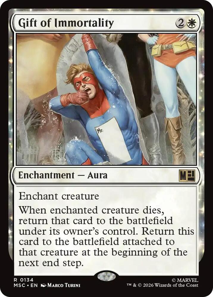 Gift of Immortality 134 (Commander: Marvel Super Heroes)  | Good Games Adelaide SA