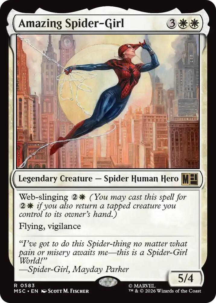 Amazing Spider Girl 583 (Commander: Marvel Super Heroes)  - Foil | Good Games Adelaide SA