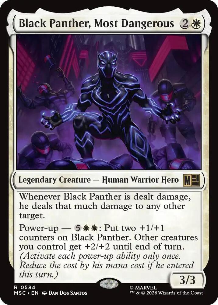 Black Panther, Most Dangerous 584 (Commander: Marvel Super Heroes)  | Good Games Adelaide SA