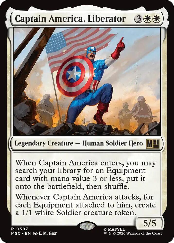 Captain America, Liberator 587 (Commander: Marvel Super Heroes)  | Good Games Adelaide SA