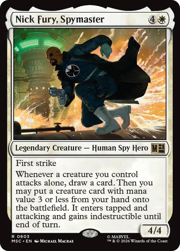 Nick Fury, Spymaster 603 (Commander: Marvel Super Heroes)  | Good Games Adelaide SA