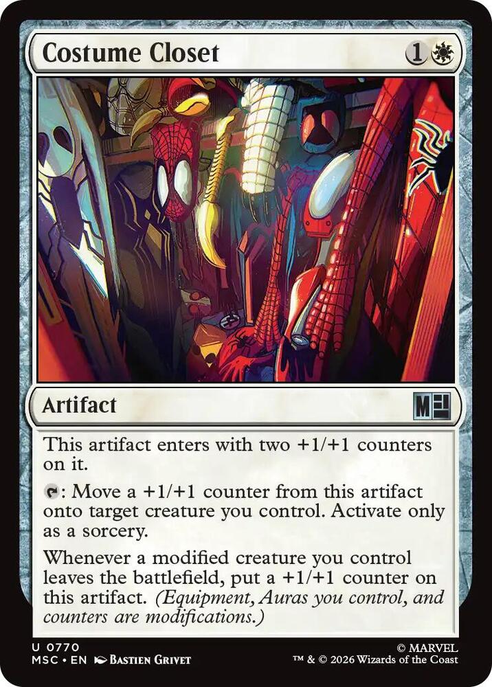 Costume Closet 770 (Commander: Marvel Super Heroes)  - Foil | Good Games Adelaide SA